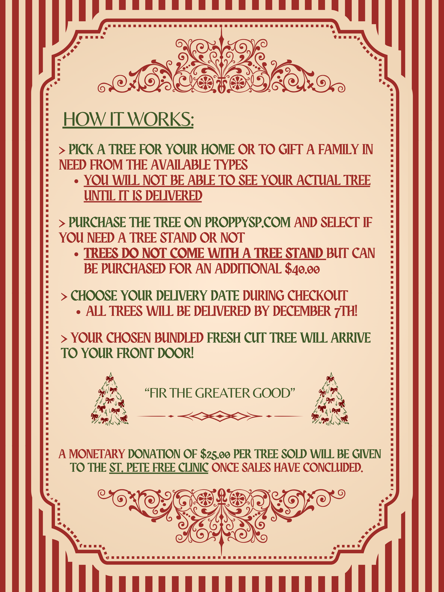 Fresh Cut Tree - A Very Merry Holiday Tree Drive