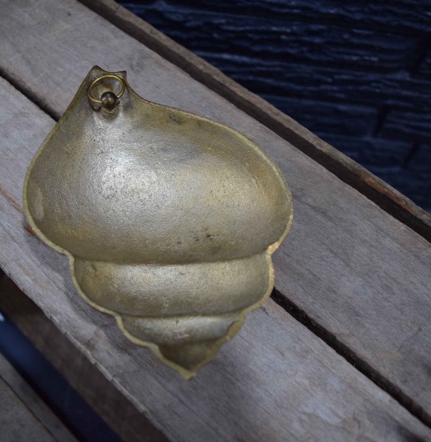 Brass Wall Conch