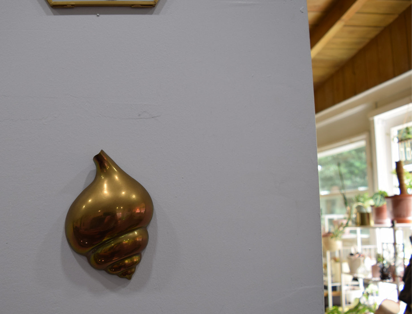 Brass Wall Conch