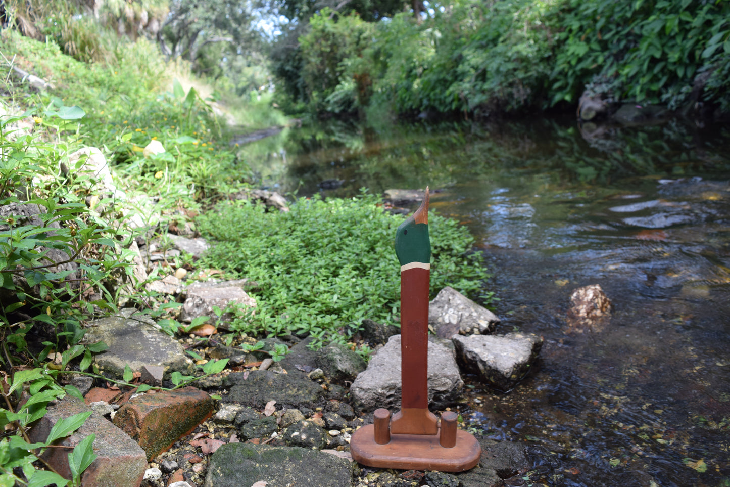 Wood Duck Towel Holder
